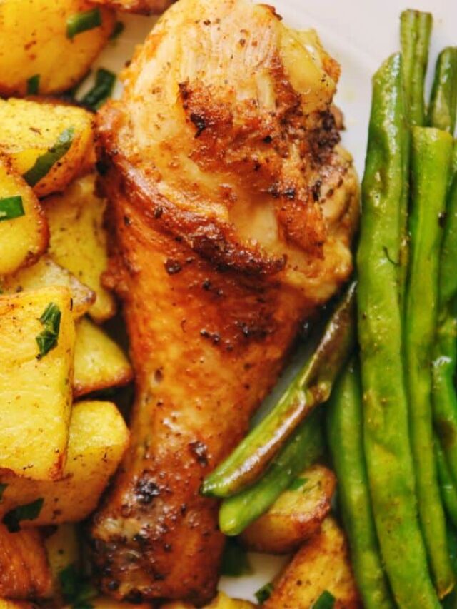 Simple Green Beans, Chicken & Potato Dish