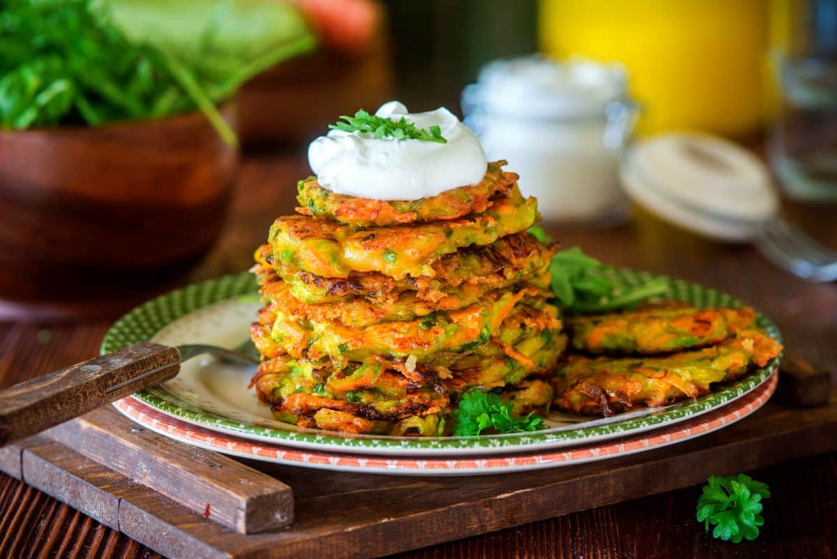 Carrot & Zucchini Pancakes