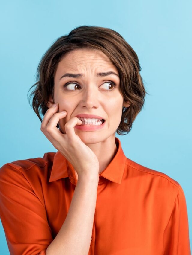 Oops.,Closeup,Photo,Of,Sad,Terrified,Lady,Horrified,Facial,Expression