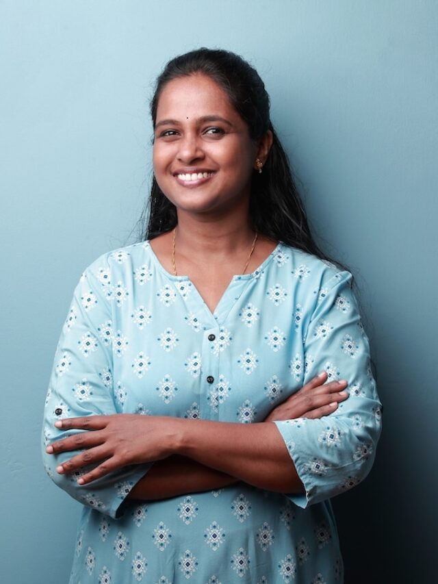 Portrait,Of,A,Smiling,Woman,Of,Indian,Ethnicity